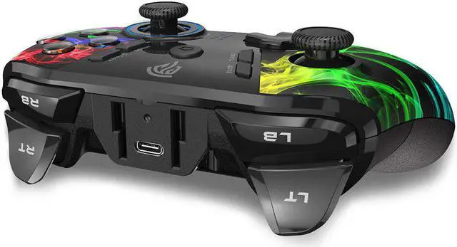 Alt view image 2 of 5 - ESM-9110 Wireless Gamepad Controller For PC Android TV Box PS3 Vibration Customised Buttons Gameapd PC Controller