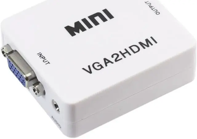 Alt view image 3 of 5 - Mini HD 1080P Audio VGA To HDMI HD HDTV Video Converter Box Adapter With HDMI Cable For PC Laptop to HDTV Projector