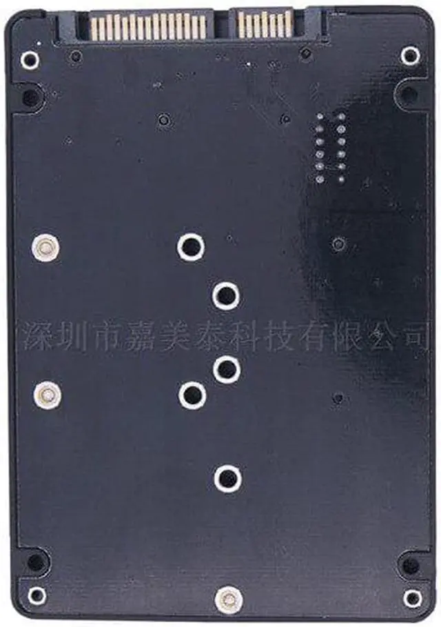 Alt view image 2 of 3 - M.2 NGFF To SATA Solid State Hard Drive Adapter Card Two In One Bkey B+m Key Expansion Board Hard Disk Box HDD Enclosure