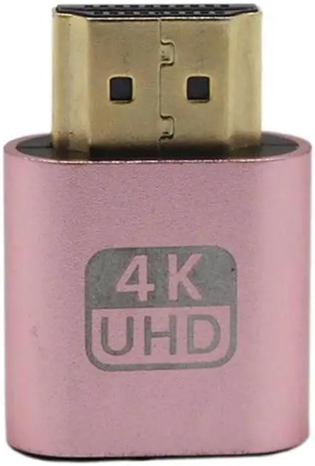 Alt view image 5 of 5 - E VGA Virtual Display Adapter HDMI 1.4 DDC EDID Dummy Plug Display Emulator Dropship