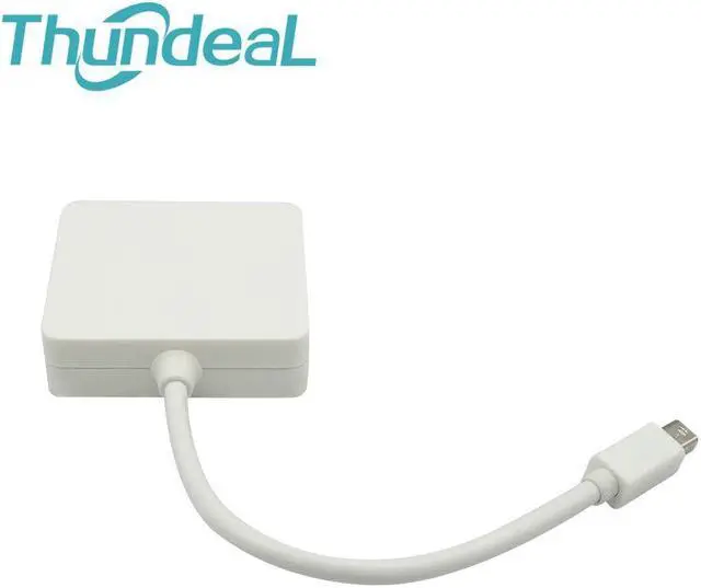 Alt view image 5 of 5 - 3 In 1 Display Port MINI DP Male To Female DVI VGA Female Adapter Converter Cable For Apple MacBook Air Pro MDP