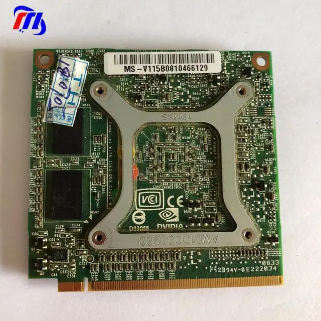 Alt view image 3 of 5 - For A c er A spire 5520G 6930G 7720G 4630G 7730G Laptop n Vidia GeForce 9300M GS G98-630-U2 DDR2 256MB MXM II Graphic Video Card