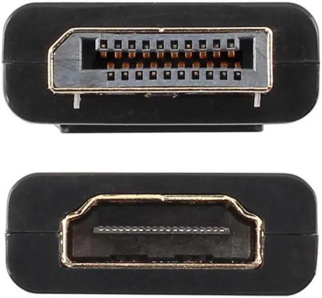 Alt view image 4 of 5 - Port for HDMI Male Female Adapter 20Pin DP to Cable VGA HDMI Adapter 1080P HDTV DVI Converter Up Converter to B7C6