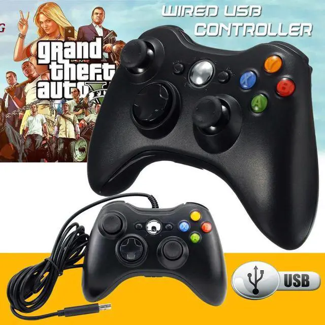 Main image of 5 Color Wired USB Game Controller Gamepad Game Joystick Joypad for Microsoft Xbox 360 & Windows PC