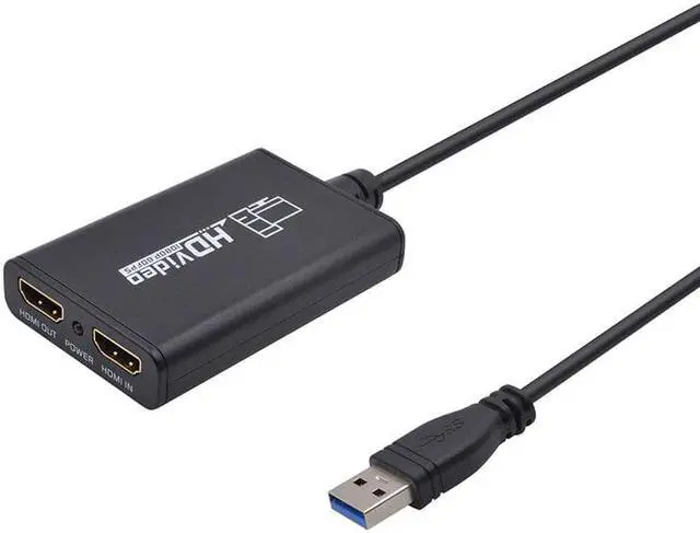 Alt view image 4 of 5 - 4K 1080P USB 3.0 60FPS Video Capture Card Video Grabber Record Box Streaming Adapter For PS4/Xbox Live Broadcasts VideoRecording