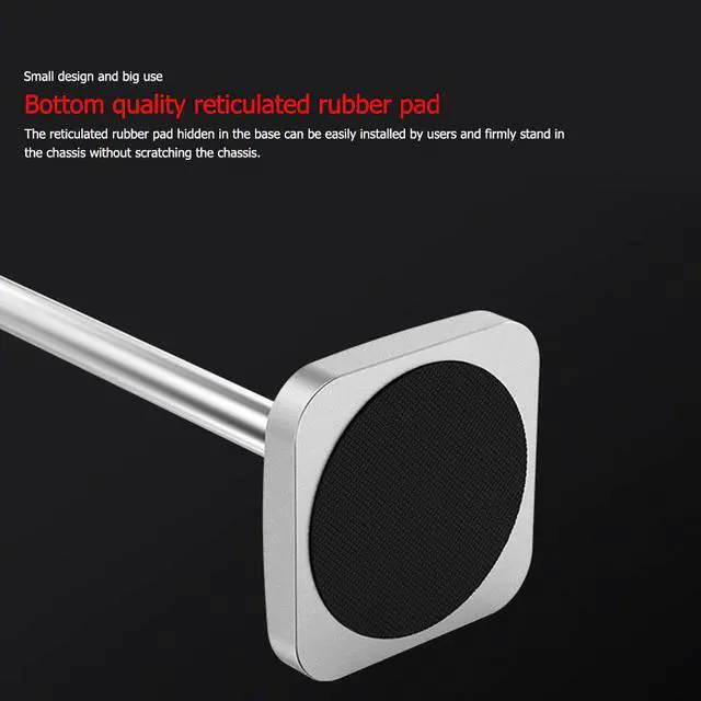 Alt view image 4 of 5 - Aluminum Graphic Card Holder Jack Desktop PC Case Video Card Stand Support Rack GPU Bracket Water Cooling Kit Accessories