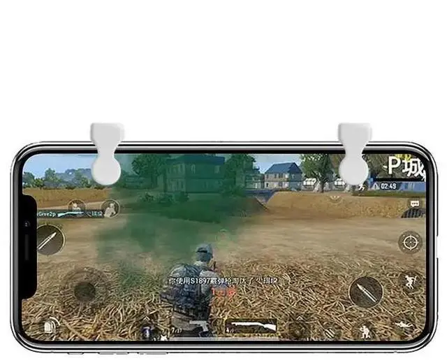 Alt view image 3 of 6 - 1pair Phone Game Trigger Mobile Game Fire Button Aim Key L1R1 Shooter Controller For Knives Out Rules Of Survivle Game