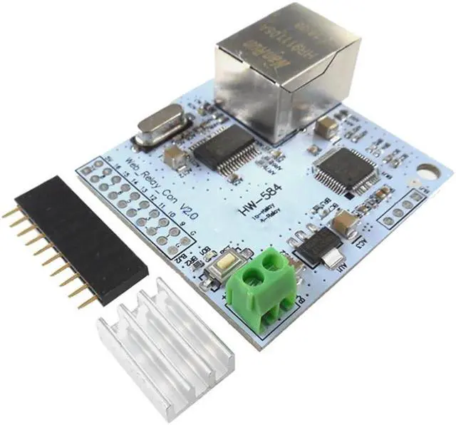 Main image of 8-way W5100 network control switch 5V network relay module Internet of Things ENC28J60 module