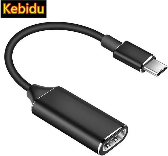 Alt view image 2 of 5 - USB Type C To HDMI Adapter 4K USB3.1 C To HDMI Adapter Male To Female Cable Converter Cable Jack HDMI VGA For PC TV Box