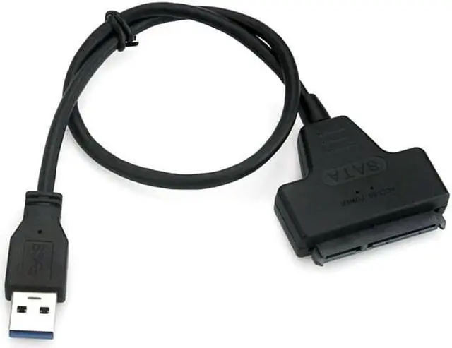 Alt view image 2 of 5 - USB 3.0 SATA 3 Cable Sata to USB Adapter Up to 6 Gbps Support 2.5 Inches External SSD HDD Hard Drive Converter Cable 22 Pin