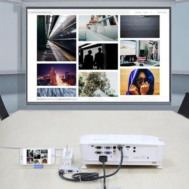 Alt view image 3 of 5 - 4 in 1 Digital Audio Video HDTV Converter For iPhone to VGA AV Adapter For iPhone 11Pro Max XR XS 8 7 For iPad Air/mini/pro