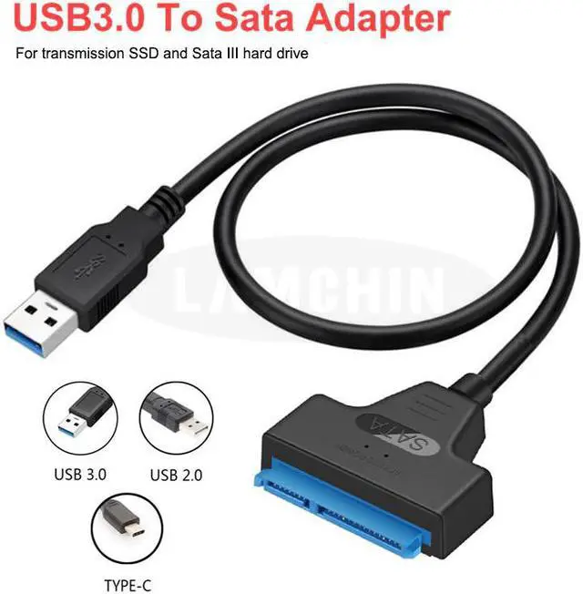 Main image of 3.0 Adapter Suport 2.5 Inches External SSD HDD Hard Drive 22 Pin Sata III Cable Sata  Cable Sata To  Sata 3.0 Adapter