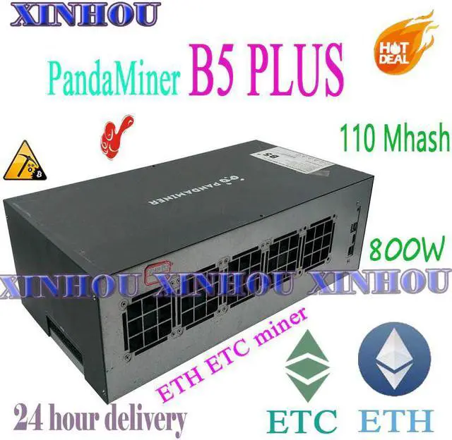 Alt view image 7 of 7 - PandaMiner B5 PLUS miner 110M 800W ETH ETC ZEC XMR mining Better than Innosilicon A9 A10 Antminer s9 T9 E3 G2 l3 Z9 B7 Z11