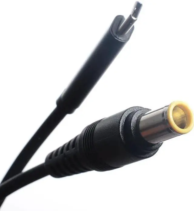 Alt view image 3 of 5 - C USB C to 7.9*5.5mm Plug Converter Dc Power PD Adapter Charging Cable for Lenovo Thinkpad X60 T60 T61 X200 X201 X220 X230
