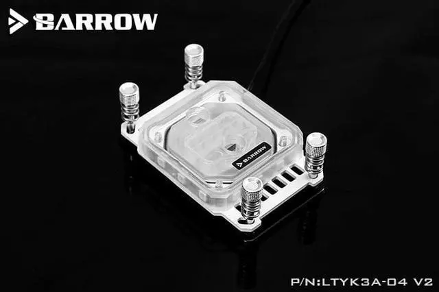Alt view image 5 of 5 - LTYK3A-04 V2 LRC2.0 RGB CPU Water Cooling Block for AMD FM1 FM2 AM2 AM3 AM4