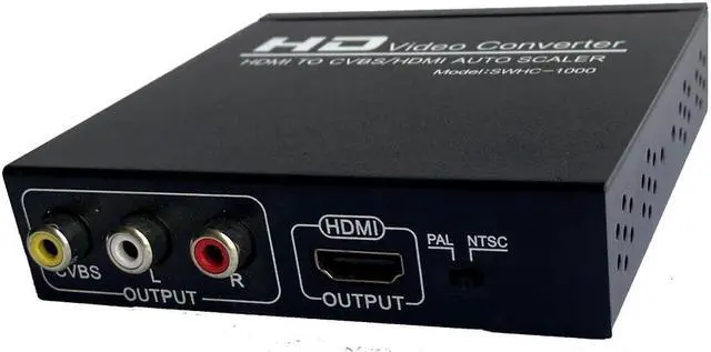 Main image of to CVBS/ auto scaler, convert video to RCA video for VHS, VCR,DVD Recorder PC to TV converter, Support NTSC PAL