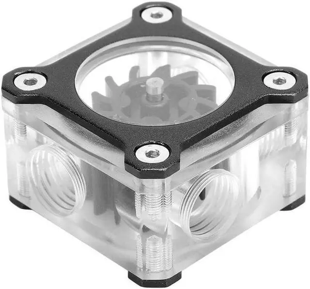 Alt view image 3 of 5 - Cooling Flow Indicator Meter Transparent  Cooler Flowmeter G1/4 Thread for Computer  Cooling System