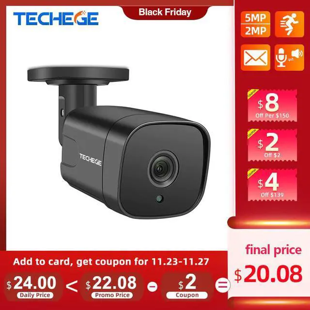 Main image of H.265 Face Dectection 48V POE Security IP Camera Audio Outdoor Waterproof Video Surveillance Camera Onvif FTP 5MP 2MP