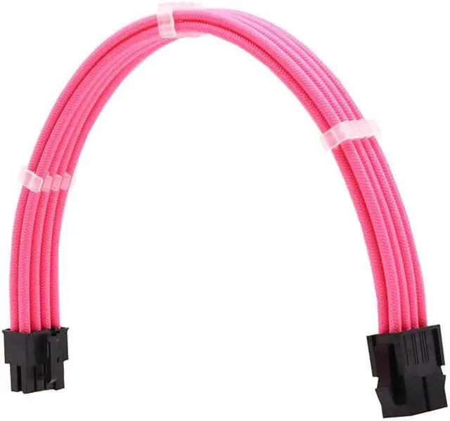 Alt view image 4 of 5 - PSU ATX 24Pin Extension Cable 18AWG GPU 8Pin/ CPU 8Pin Power Cord Cable Kits Lone snakeskin net 4 In 1/ 10 Colors