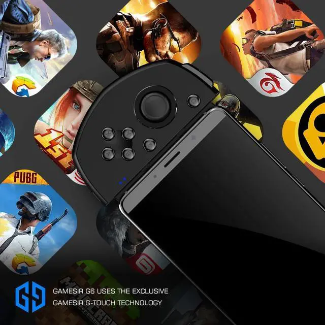 Alt view image 5 of 5 - G6 / G6s Mobile Gaming Touchroller Bluetooth Wireless Controller for Android Phone PUBG Mobile Call of Duty