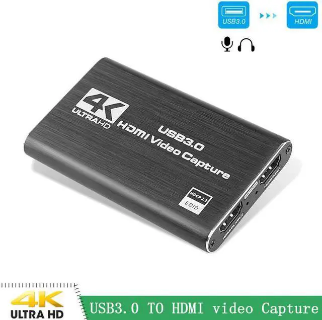 Main image of 4K Game Capture Card USB3.0 1080P Capture Card Device for Streaming Live Broadcasts Video Recording For Computer Laptop