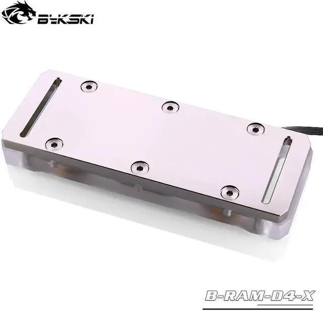 Alt view image 5 of 5 - B-RAM-D2-X / B-RAM-D4-X RBW RGB Ram Water Block Acrylic Cover Support Two Ram Channel and Four Memory Channel