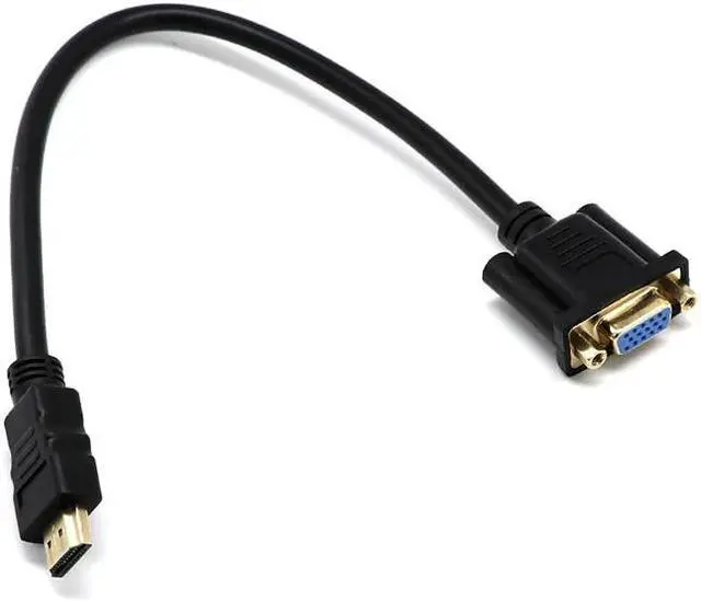 Alt view image 4 of 5 - 15 Pin Digital Audio Video AV Converter Cable Connector Gold Plated 30cm Male to VGA Female Adapter Cable to VGA D-SUB