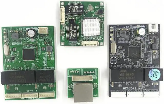 Main image of 3/4port Gigabit switch module 3/4port 10/100/1000m contact port mini switch module PCBA Motherboard network switch 1000mbps