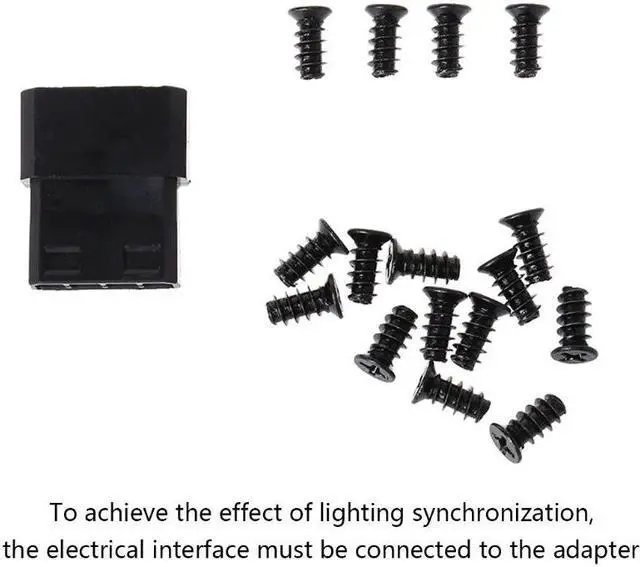 Alt view image 4 of 5 - 1Set 4/6 Pcs 120MM Computer PC Laptop Case Cooling Fan Adjustable RGB LED Light Cooler