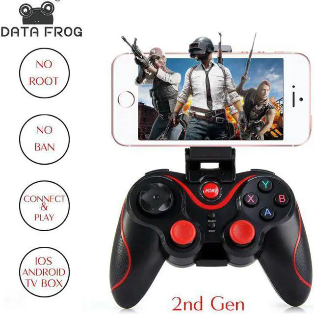 Main image of Game Controller For IOS Wireless Bluetooth Gamepad Support Official App For PUBG Android Joystick For PC PS3 TV Box