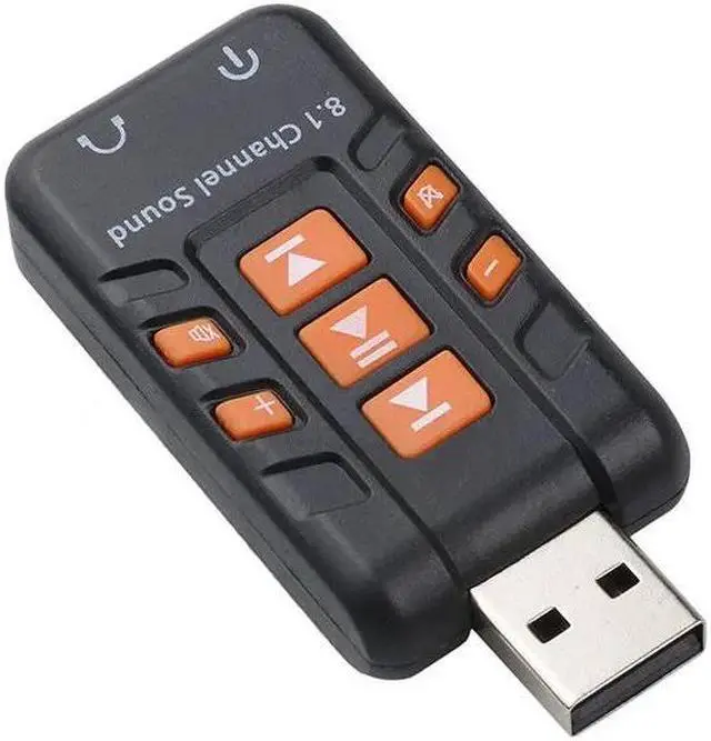Main image of Sound Card 8.1 Channel Virtual Audio Adapter AmplifierShell White Black Sound Cards for PC Computer