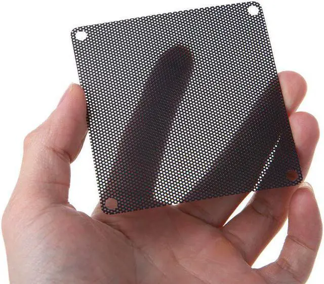 Alt view image 3 of 5 - 5PCS PVC Fan Dust Filter PC Dustproof Case Cuttable Computer 80mm Mesh Black Au06 19 Dropship