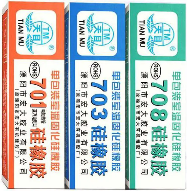 Alt view image 2 of 5 - 1PCS 704 Silicone Rubber 708 Silicone Thermal Silicone Grease 703 Potted Silicone 705 Sealant 706 Insulation Waterproof