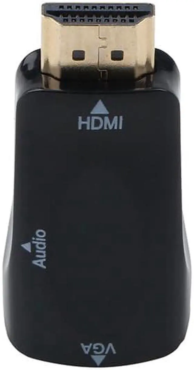 Alt view image 2 of 5 - HDMI To VGA Converter Male to Female With Audio Cable Support HD 1080P For PC Laptop Wholesale