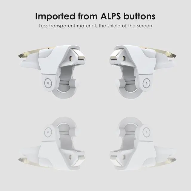 Alt view image 5 of 5 - Joystick PUBG Mobile Trigger Control Smartphone Fire Button Gaming  Shooter Controller Mobile Phone Game Pad Dropship