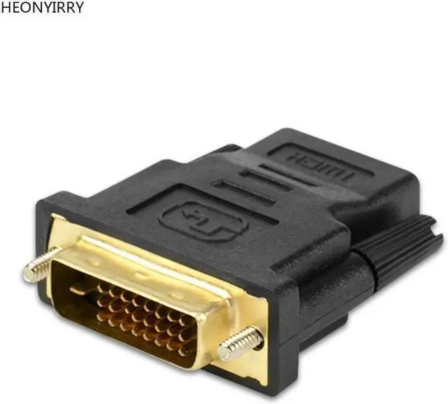 Alt view image 4 of 5 - Female to DVI D 24+1 Pin Male Adapter Converter DVI Cable Switch for PC for HDTV PS3 Projector LCD TV Box TV