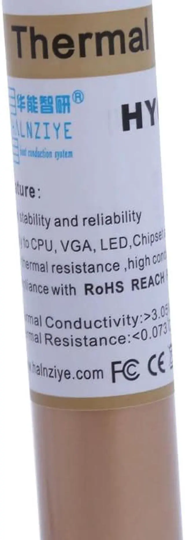 Alt view image 4 of 5 - 30G HY610-TU20 Thermal Grease CPU Electronics Heatsink Cooling Compound Paste 95AD