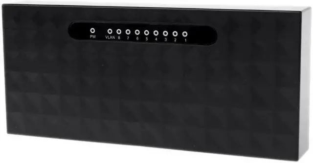 Alt view image 4 of 5 - 8-Port 10/100/1000Mbps Gigabit LAN Ethernet Network Switch HUB Desktop Adapter 77UB