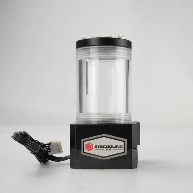 Alt view image 3 of 5 - high performance P60D computer water cooling pump with water tank