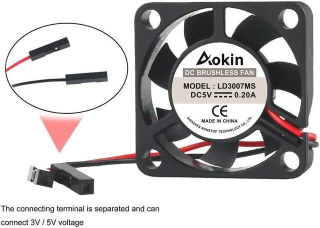 Alt view image 4 of 5 - pi 3 case/heatsink/charger/cable/fan/gamepad, Case for  Pi 3/ 3B+(B Plus) 5V 2.5A Power Supply HeatSinks Fan