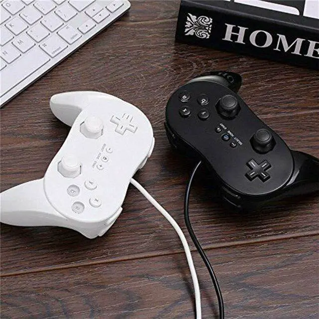 Main image of Classic Wired Game Controller Gaming Remote For Pro Gamepad Shock Joypad Joystick For Nintendo Wii Second-generation