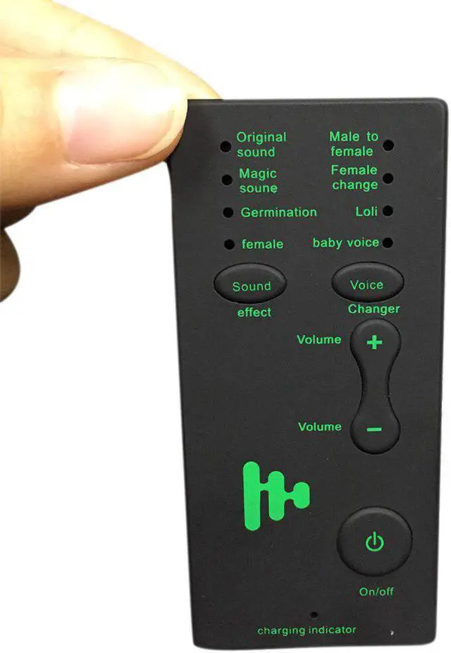 Main image of Mini Size Portable Audio Sound Effects With USB Chargable Gift Phone Voice Changer Microphone Toy Computer Lightweight