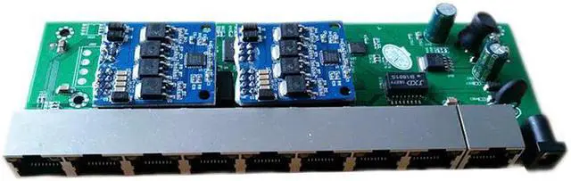 Alt view image 3 of 7 - 7AC Universal Outlets Socket Double Break Switch Network Cabinet Rack Power Strip 1.5/2.5 square AU/US/EU/UK PLUG