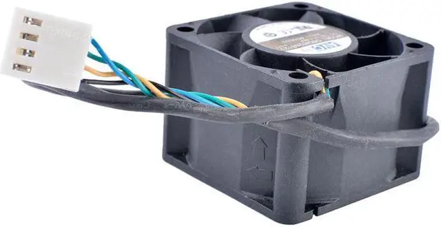 Alt view image 4 of 4 - DB04028B12U 40mm fan 4cm 4028 40x40x28mm 12V 0.66A Dual Ball Bearing 4-wire 4pin PWM Server Power Airflow Coo