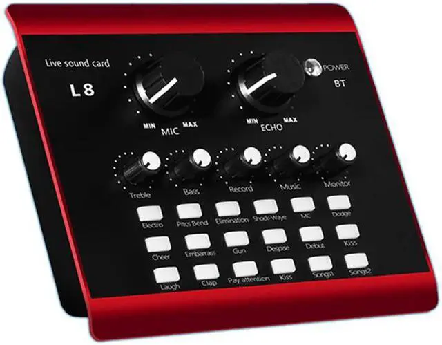 Alt view image 2 of 5 - Live Sound Card, Voice Changer Device for PS5//Phone/iPad/Computer,Sound Card with Multiple Funny Sound Effect