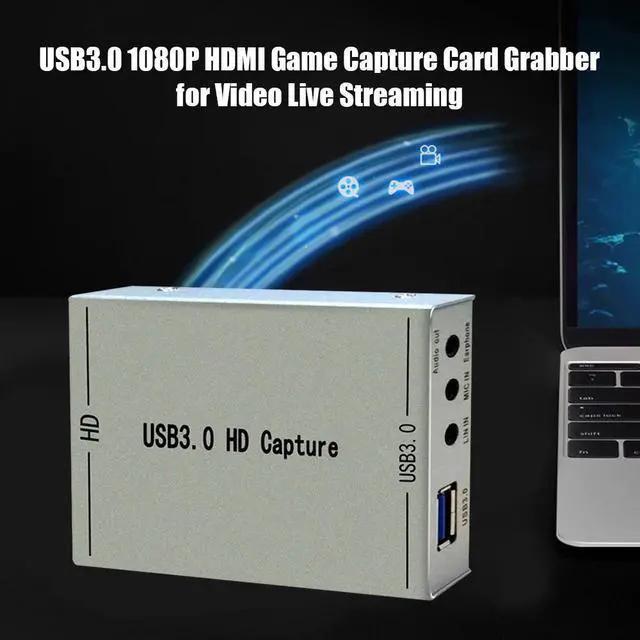 Alt view image 3 of 5 - 3.0 Grabber Record Box Game Live  HD Video Capture Card Lightweight Game Playing Elements for PS4 Switch