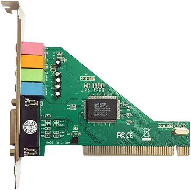 Alt view image 7 of 7 - 5.1 Accessories 4 Channel Midi Components 3D Surround External Sound Card Audio Computer PCI Remix For Windows XP7 32bit