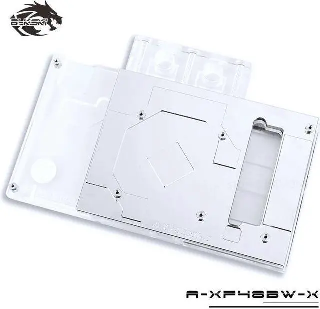 Alt view image 2 of 5 - Water Block use for  RX480 RS / RX590 Fatboy/HIS RX 580 IceQ X2 OC 8GB (HS-580R8LCBR) Full Cover GPU Card GPU Radiator