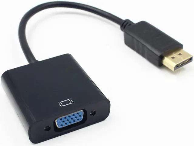 Main image of Displayport Display Port DP to VGA Fe Adapter Cable Converter For Projector DTV TV DVD Player 1080P computer components