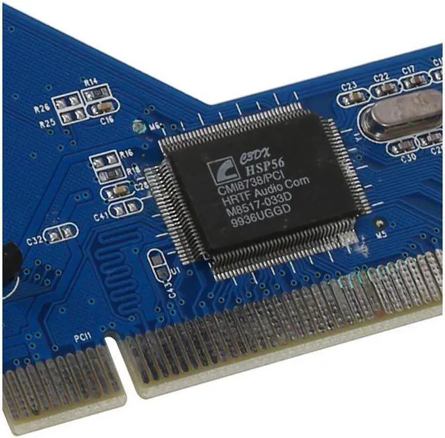Alt view image 4 of 5 - 4 Channel C-Media 8738 Chip 3D o Stereo Internal PCI Sound Card Win7 64 Bit